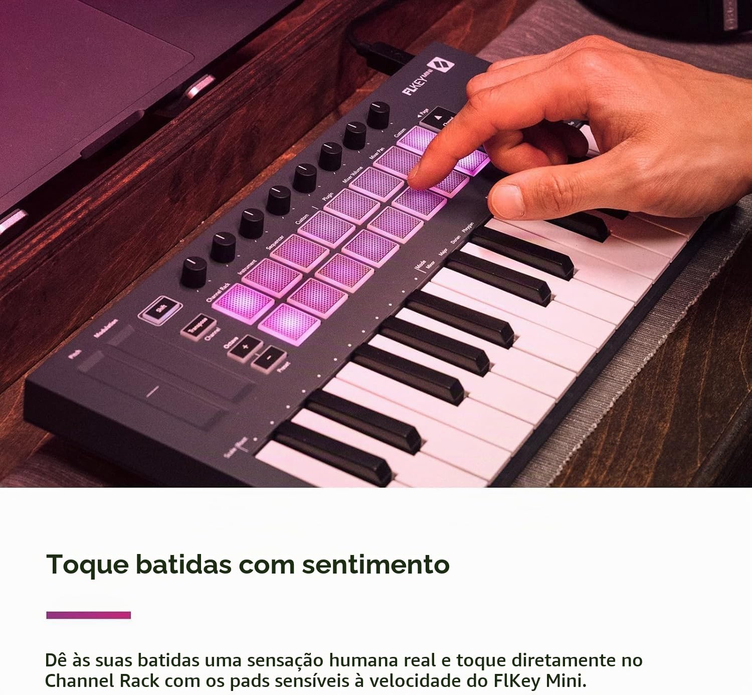 Teclado MIDI compacto Novation FLKey Mini para FL Studio : Amazon